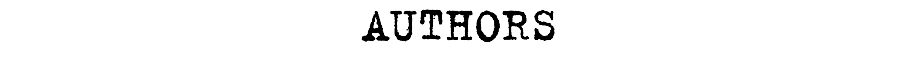 AUTHORS